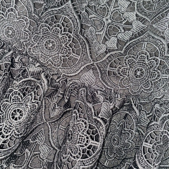 Ever New black embroidered peplum top - Picture 5 of 12